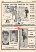Boxing News Clipping #1550 - Young Marullo, Arthur Marullo, Bobby Wolgast, Tommy Murray, Jack Bernstein