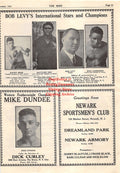 Boxing News Clipping #1551 - Davey Abad, Battling Siki, Bob Levy, Jose Lombardo, Mike Dundee, K.O. Kaplan, Abe Goldstein, Mickey Brown, Johnny Breslin, Joe Souza, Sammy Shack