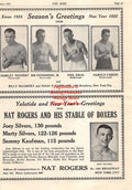 Boxing News Clipping #1552 - Charley Weinert, Bob Fitzsimmons Jr., Phil Krug, Harold Farese, Joey Silvers