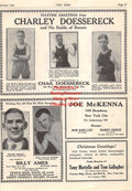 Boxing News Clipping #1554 - Johnny Curtin, Billy Vidabeck, Johnny Kochansky, Frank Moody, Wee Willie Woods, Harry Galfund, Barney Cohen, Joe Gould, Nat Pincus