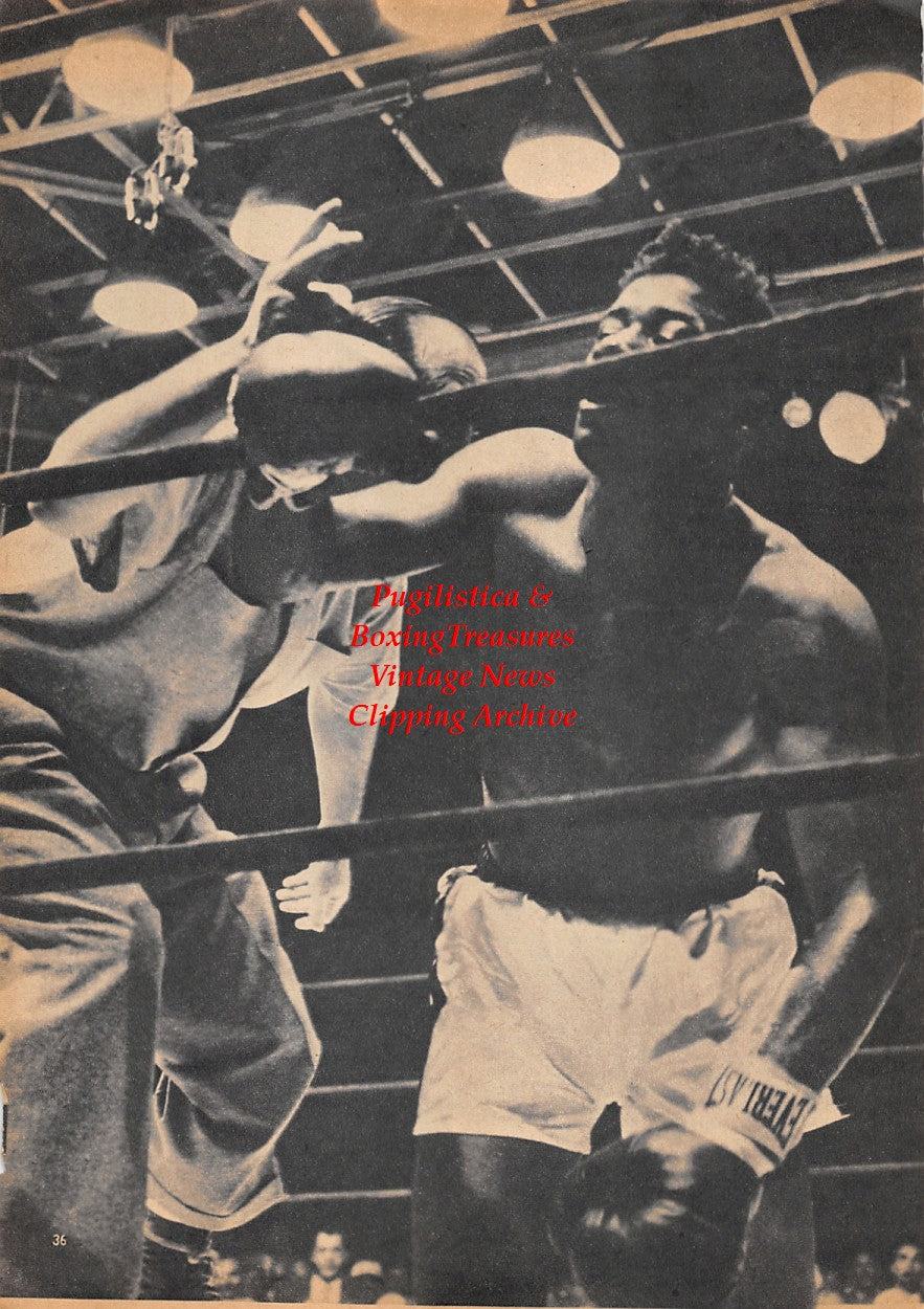 Boxing News Clipping #1569 - Floyd Patterson, Bill Rosensohn