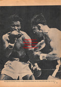 Boxing News Clipping #1574 - Sugar Ray Robinson vs. Carmen Basilio