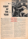 Boxing News Clipping #1585 - Ingemar Johansson vs. Floyd Patterson (Fight and Round of the Year)