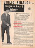 Boxing News Clipping #1586 - Giulio Rinaldi, Benny Paret, Federico Thompson, Alphonse Halimi, Freddie Gilroy, Carlos Ortiz, Battling Torres, Jose Becerra, Sonny Liston, Zora Folley, Eder Jofre, Elroy Sanchez