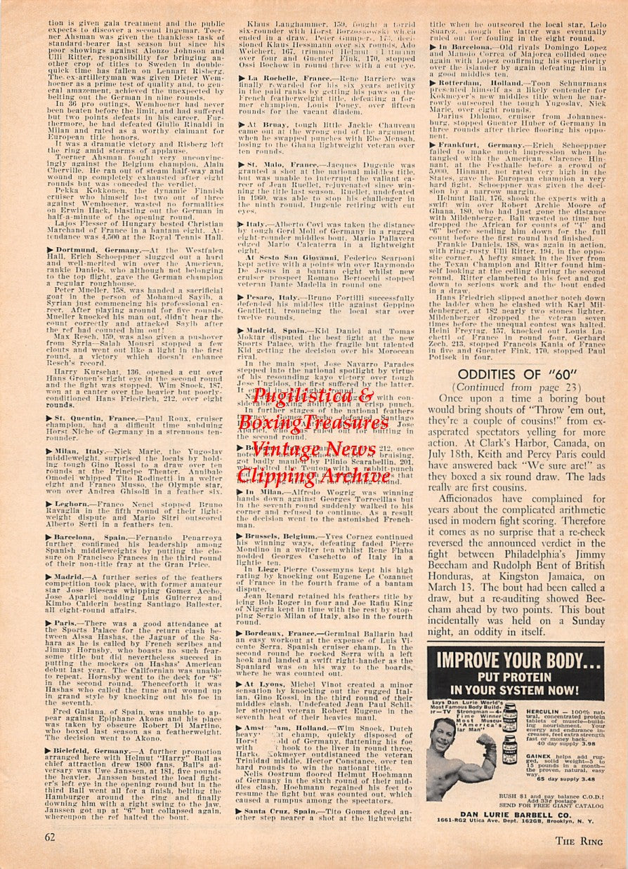 Boxing News Clipping #1604 - Peter Mueller