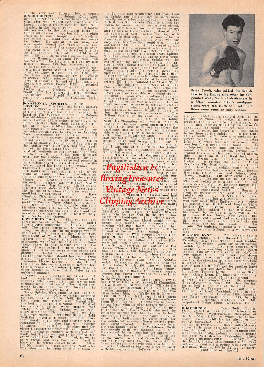 Boxing News Clipping #1605 - Brian Curvis