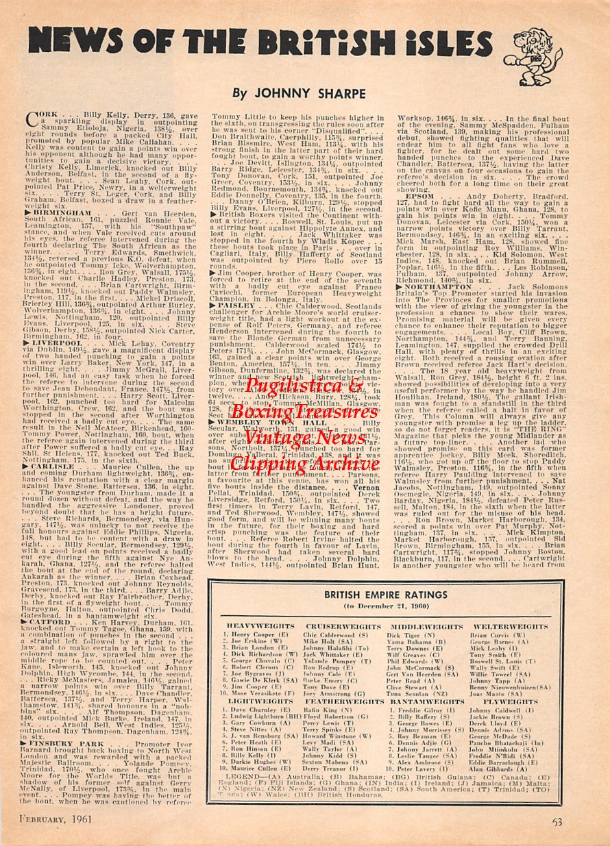 Boxing News Clipping #1605 - Brian Curvis