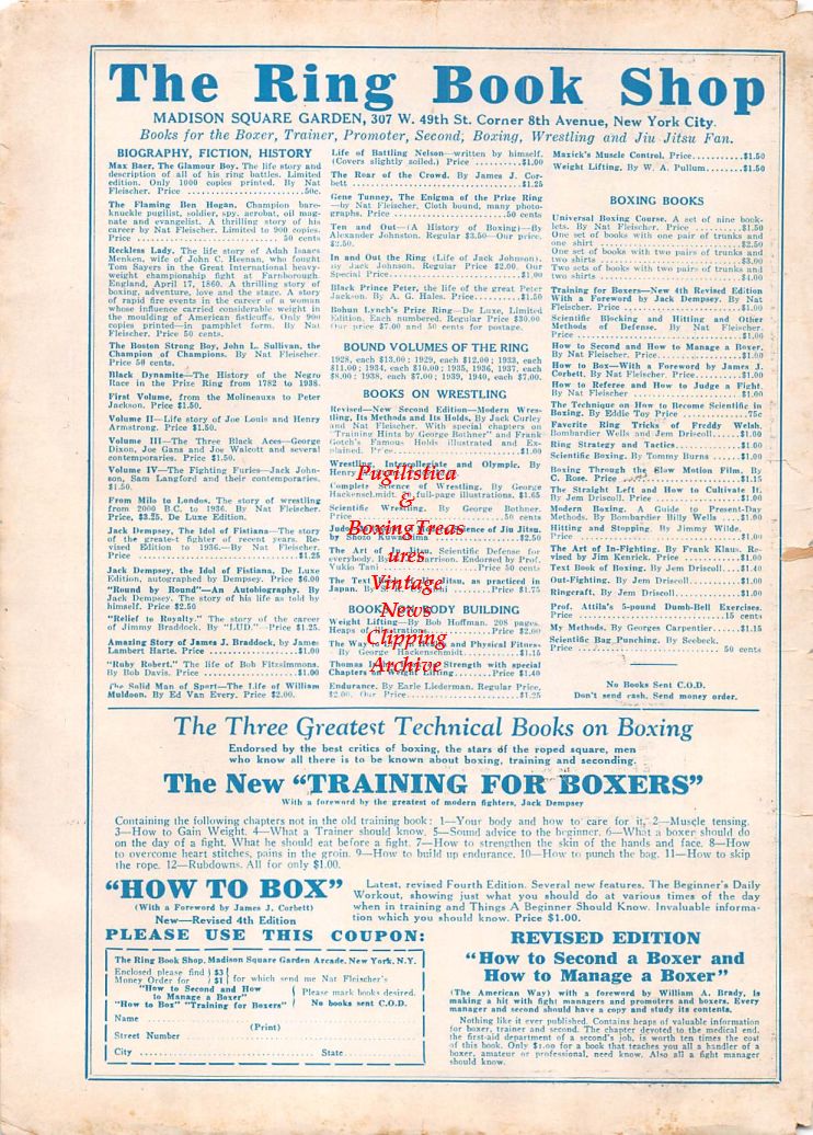 Boxing News Clipping #161 - Joe Louis vs. Max Schmeling II