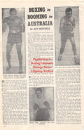 Boxing News Clipping #1647 - Freddie Dawson, Dave Sands, Mickey Tollis, Mike McTigue, Paul Berlenbach
