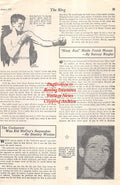 Boxing News Clipping #1650 - Kid McCoy, Randy Turpin, Ceferino Garcia