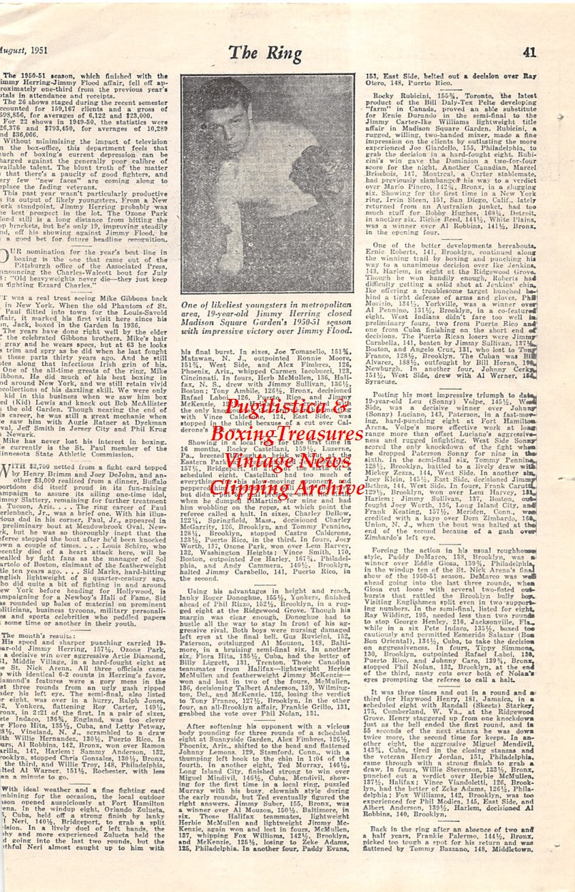 Boxing News Clipping #1653 - Jimmy Herring