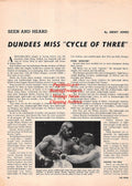 Boxing News Clipping #1675 - Rubin Hurricane Carter vs. Jose Gonzalez, Jack Dillon