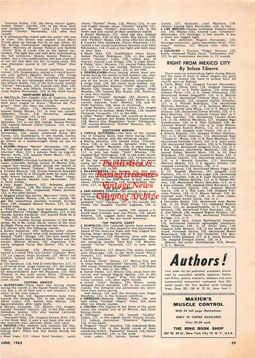 Boxing News Clipping #1680 - Harold Johnson vs. Tommy Merrill