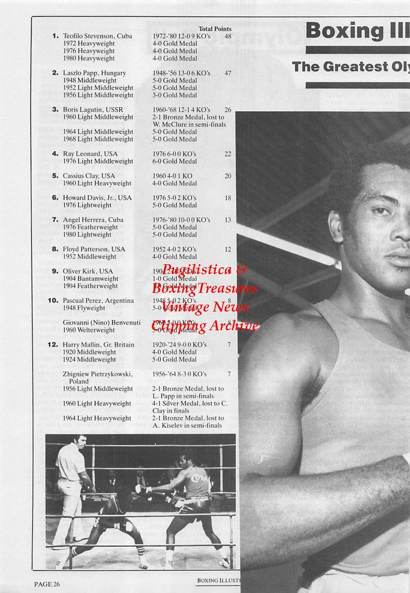 Boxing News Clipping #1691 - Teofilo Stevenson