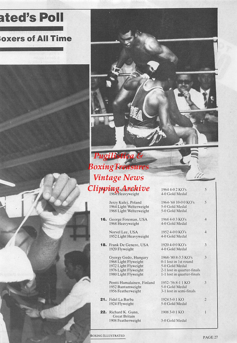 Boxing News Clipping #1692 - Teofilo Stevenson, Muhammad Ali