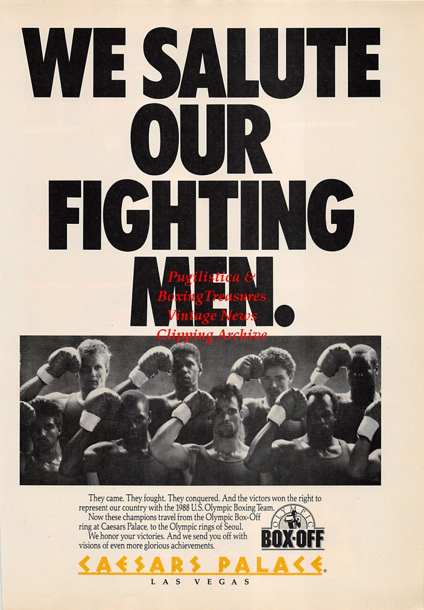 Boxing News Clipping #1702 - Frank Tate vs. Michael Nunn