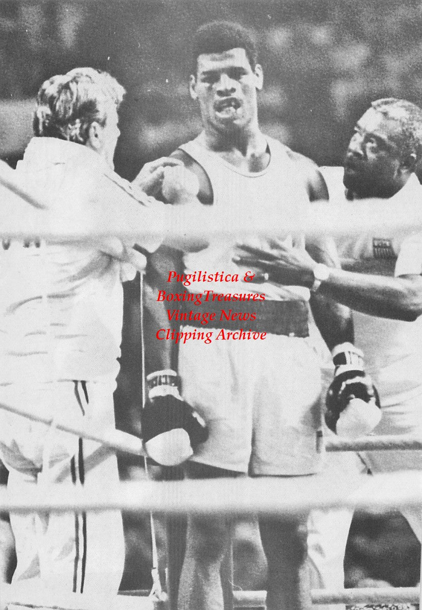 Boxing News Clipping #1712 - Shawn O'Sullivan, Leon Spinks