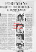 Boxing News Clipping #1716 - George Foreman