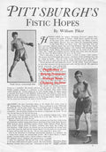 Boxing News Clipping #1723 - Teddy Yarosz, Battling Gizzy, Jack Britton, Bobby Britton