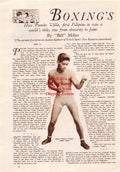Boxing News Clipping #1728 - Elino Flores, Johnny Dundee, Maxie Rosenbloom