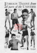Boxing News Clipping #1730 - Little Lewis, George Bell, Mariano Arilla, Hans Schonrath, Harry Liebowitz, Jack Cullen, Jack Carroll, Young Johnson, Jim Londos vs. Jim McMillen, George Calza vs. Sandor Szabo, Paul Favre vs. Dick Shikat