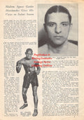 Boxing News Clipping #1745 - Kid Chocolate, Jack Kid Berg, Jimmy McLarnin