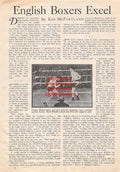 Boxing News Clipping #1749 - Freddie Welsh vs. Jem Driscoll