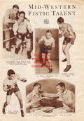 Boxing News Clipping #1753 - Tony Herrera, Lou Terry, Sammy Levine, Tony Cancela, Henry Perlick, Herman Perlick