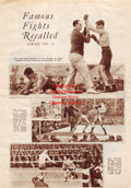 Boxing News Clipping #1754 - Joe Dundee vs. Eddie Roberts, George Dixon vs. Young Griffo, Jem Driscoll vs. Freddy Welsh, John L. Sullivan, Jack Dempsey, Terry McGovern