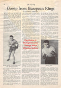 Boxing News Clipping #1761 - Gaston Charles, Pietro Corri