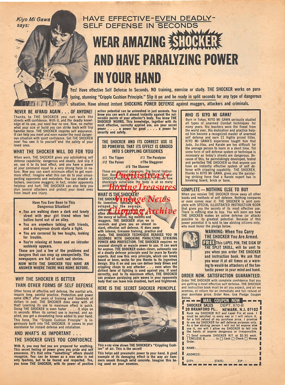 Boxing News Clipping #1768 - Floyd Patterson, Paul Fujii, Marcel Cerdan Jr.