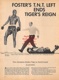 Boxing News Clipping #1769 - Bob Foster vs. Dick Tiger, Billy Soose, Eddie Bossman Jones