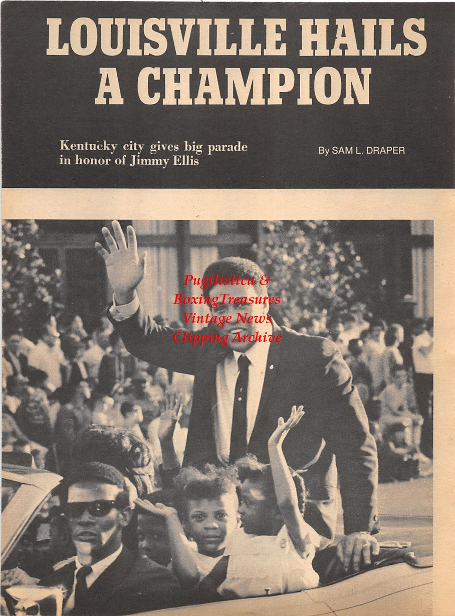 Boxing News Clipping #1774 - Jimmy Ellis