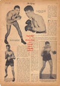 Boxing News Clipping #178 - Ken Overlin, Lew Jenkins, Fritzie Zivic, Tami Mauriello, Young Kid McCoy, Anton Christoforidis, Carlos Chavez, Sammy Angott