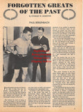 Boxing News Clipping #1785 - Paul Berlenbach, Aubrey Cull, Eric Chaulk, Harold Hussey, Wally Goulding