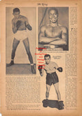 Boxing News Clipping #179 - Sugar Ray Robinson, Jackie Wilson, Dave Castilloux, Lenny Mancini, Pedro Hernandez, Tippy Larkin, Bobby Ruffin