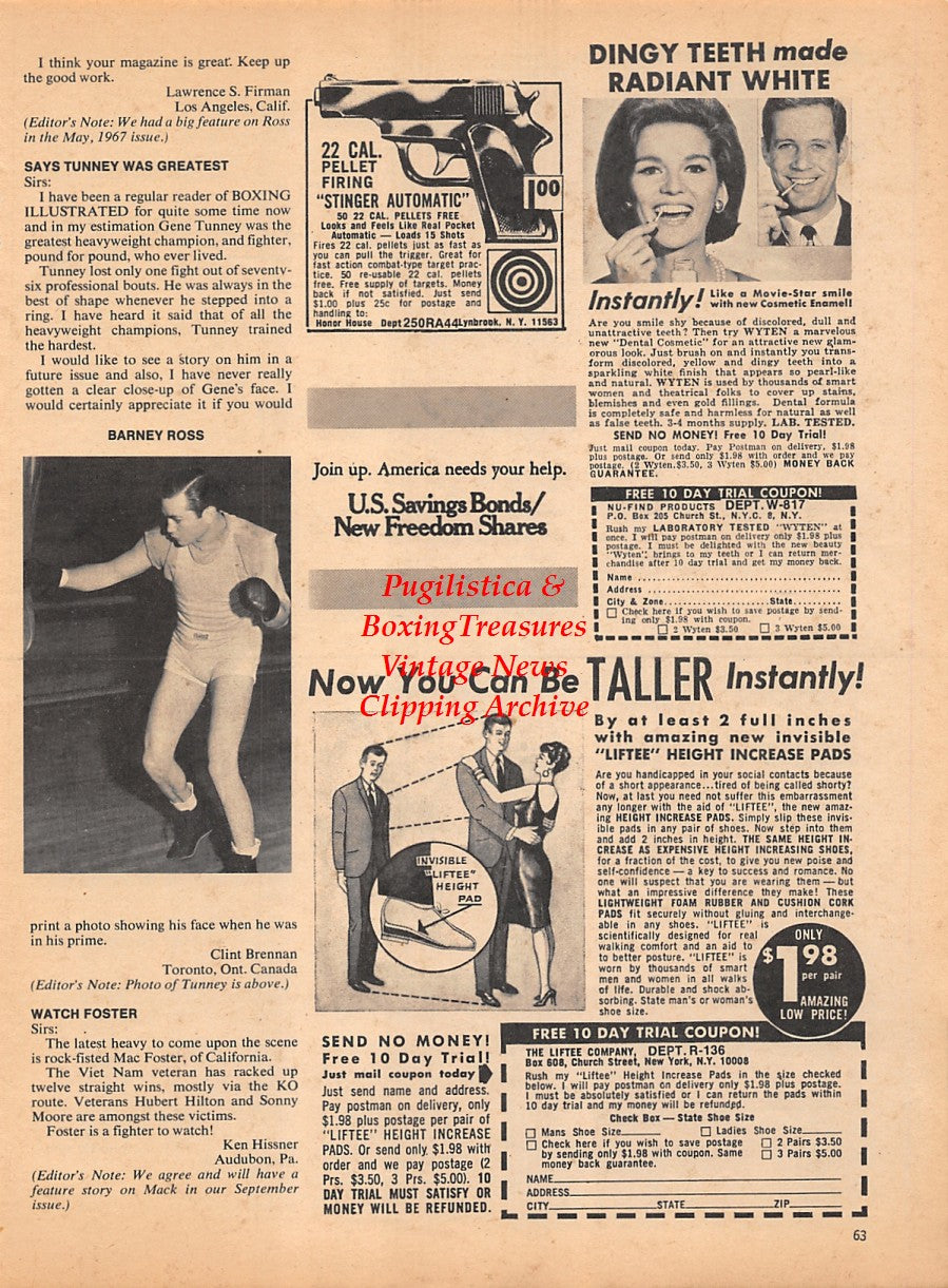 Boxing News Clipping #1796 - Barney Ross