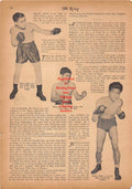 Boxing News Clipping #180 - Harry Jeffra, Marty Servo, Little Dado, Richie Lemos, Pittsburgh Jackie Wilson