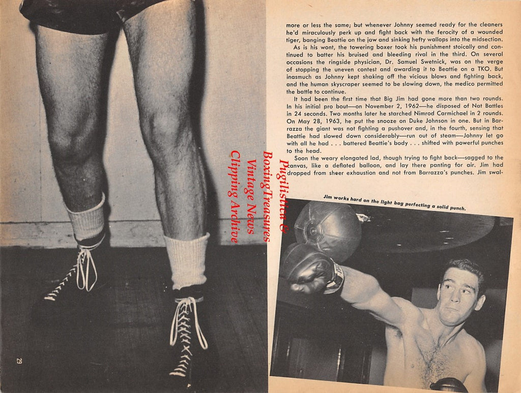 Boxing News Clipping #1810 - James J. Beattie