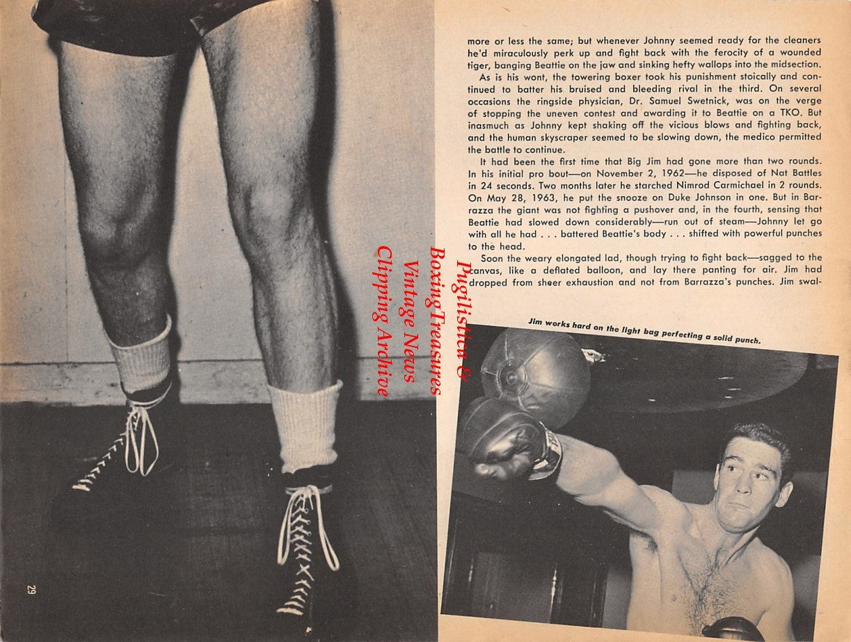 Boxing News Clipping #1810 - James J. Beattie