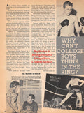 Boxing News Clipping #1820 - Eddie Spence, Muhammad Ali, Sonny Liston, Dr. Nathan Shapiro, Dr. George Starkey, Dr. William McDermott
