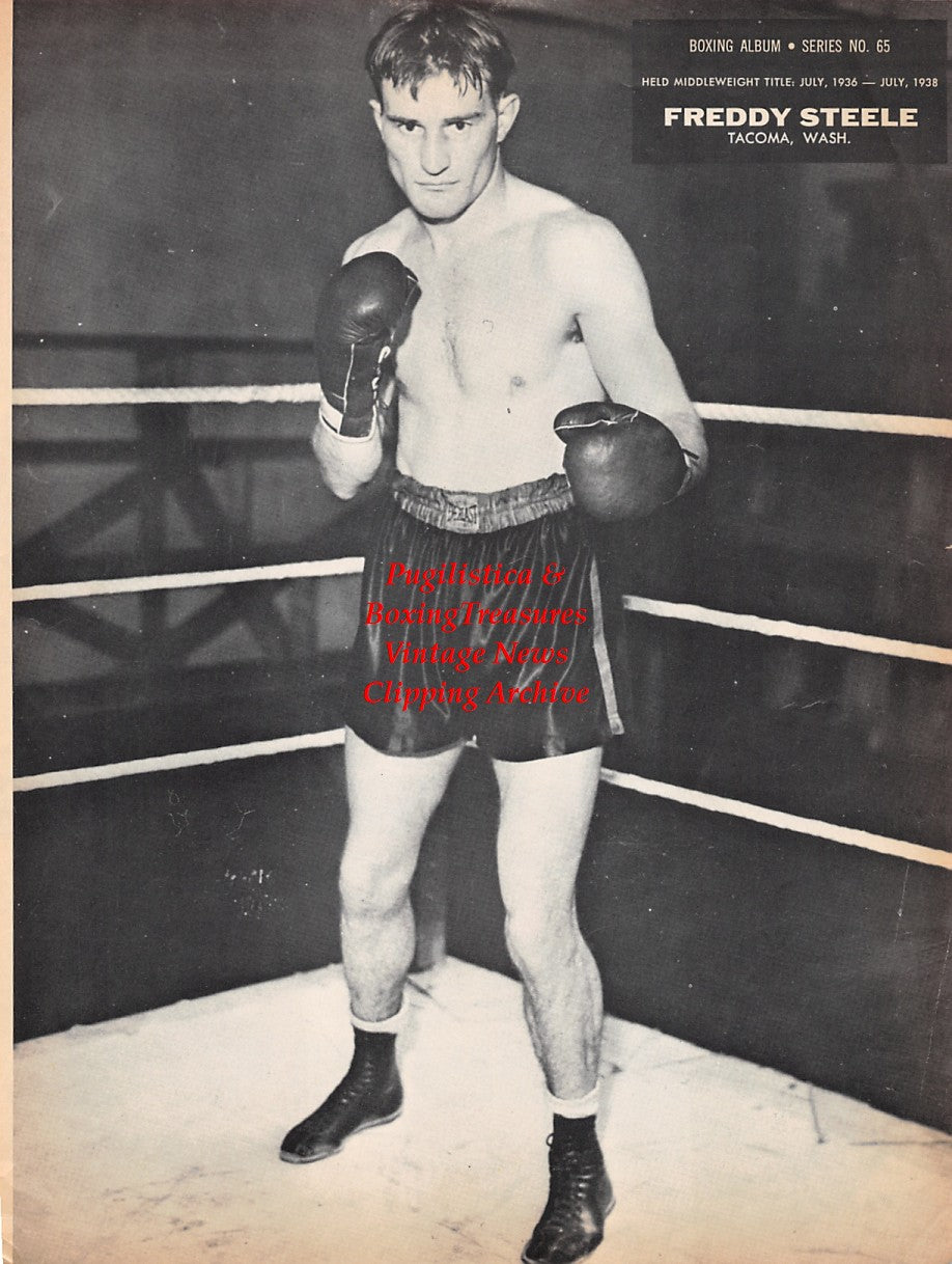 Boxing News Clipping #1840 - Freddie Steele