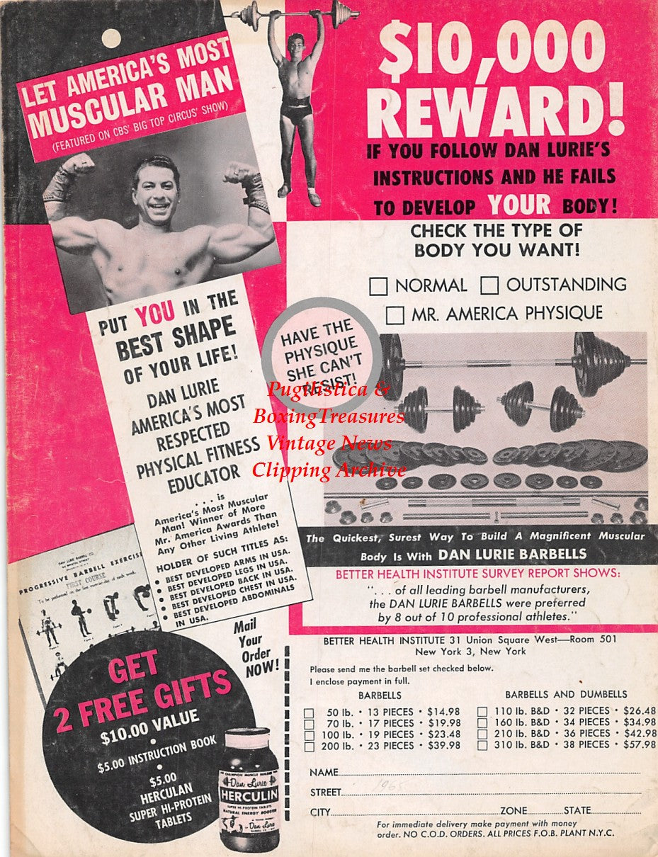 Boxing News Clipping #1840 - Freddie Steele