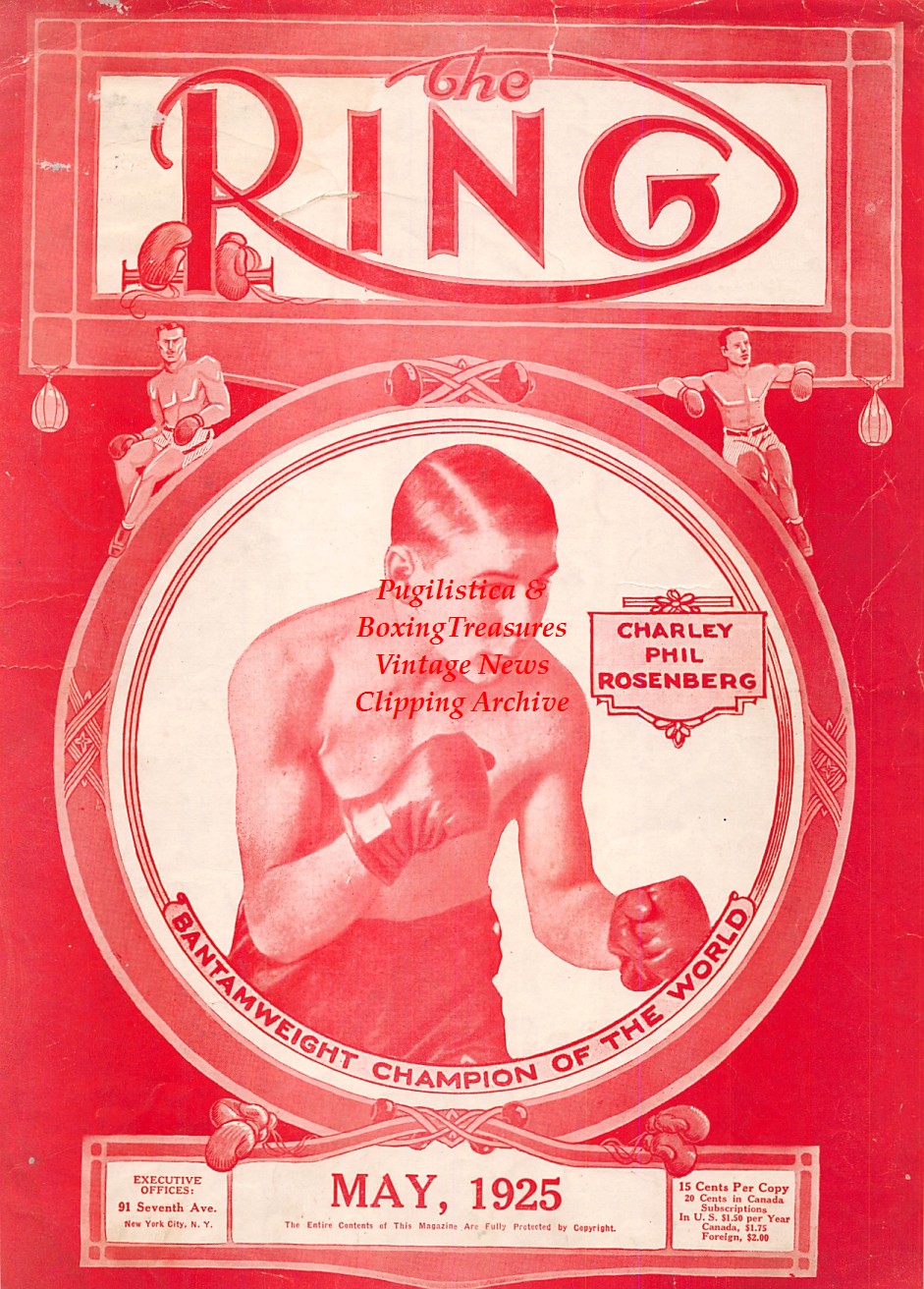 Boxing News Clipping #1841 - Charley Phil Rosenberg