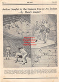 Boxing News Clipping #1842 - Boxing Etchings by Henry Ziegler, James J. Jeffries