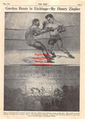 Boxing News Clipping #1843 - Paul Berlenbach vs. Battling Siki, Charley Phil Rosenberg vs. Cannonball Martin, Young Stribling