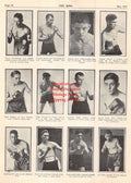 Boxing News Clipping #1847 - Maxie Rosenbloom, Frankie Barick, Tommy Jones, Frankie Schoell, Basil Galiano, Eddie Mascart, Eddie Britton, Harry Felix, Bob Lawson, Peter Cole, Eddie Leonard, Al Clitty
