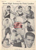 Boxing News Clipping #1854 - Jack Sharkey, Mushy Callahan, Sid Terris, Jimmy Slattery, Jack Dempsey, Mike McTigue, George Courtney, Tom Heeney, Dave Shade
