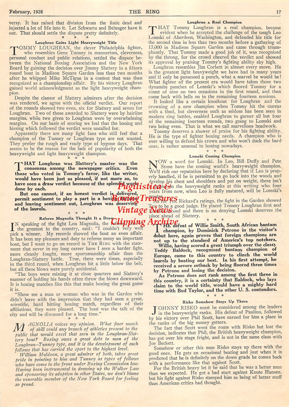 Boxing News Clipping #1857 - Billy Wallace