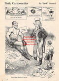 Boxing News Clipping #1868 - Boxing & Taxes cartoon by Lank Leonard